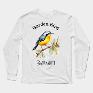 Garden Bird Bananaquit Long Sleeve T-Shirt